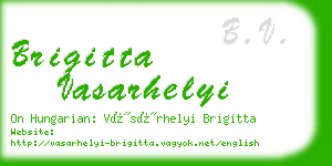 brigitta vasarhelyi business card